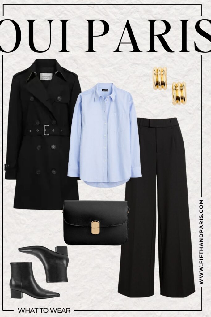 what to wear in Paris in spring, classic and timeless staples, Parisian style, French style French girl chic