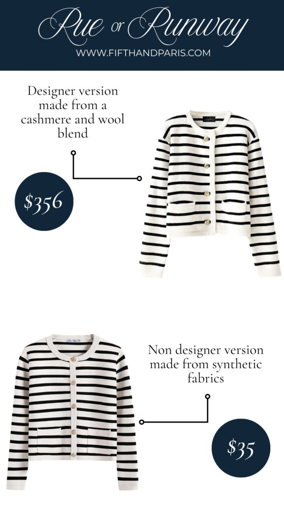 Rue or Runway, Fifth and Paris steal the deal. designer finds for less, splurge or save, new york minute