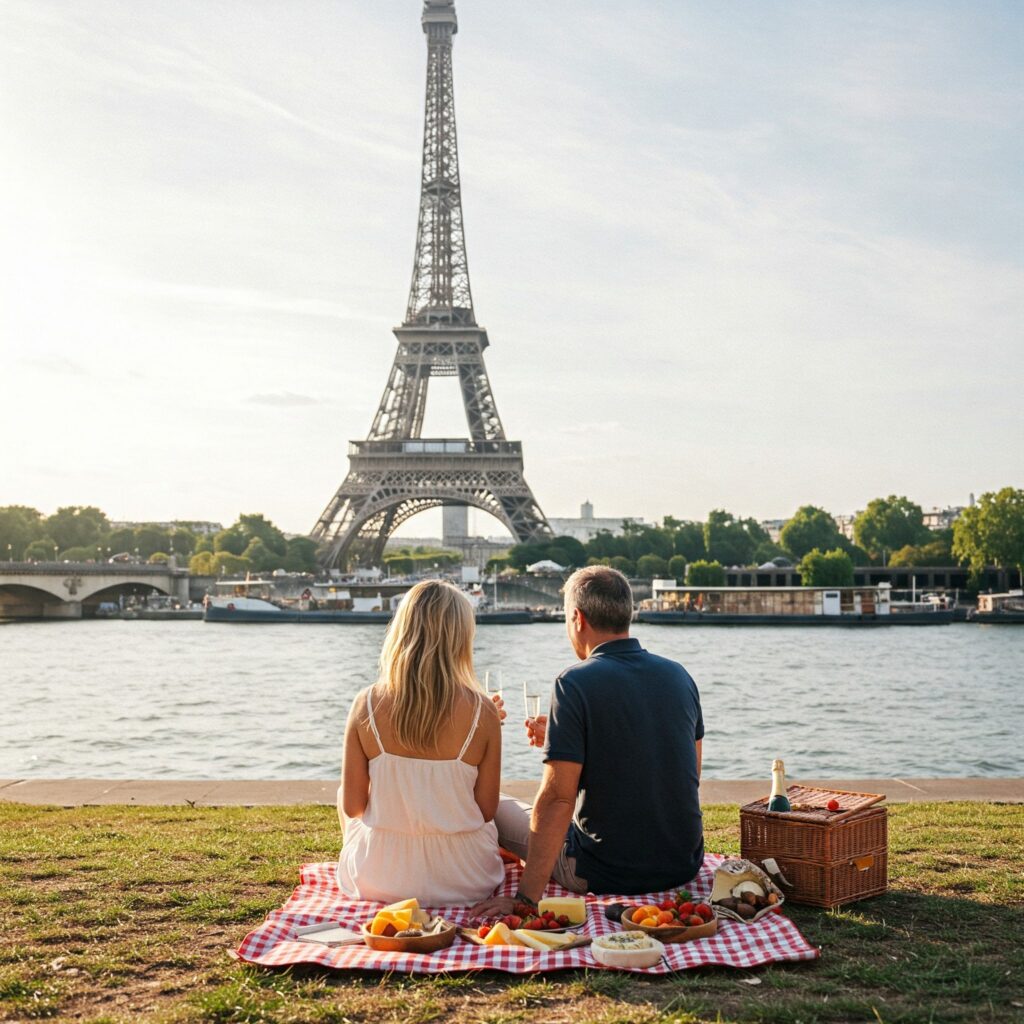5 best things to do in paris in summer picnic along the seine with eiffel tower view