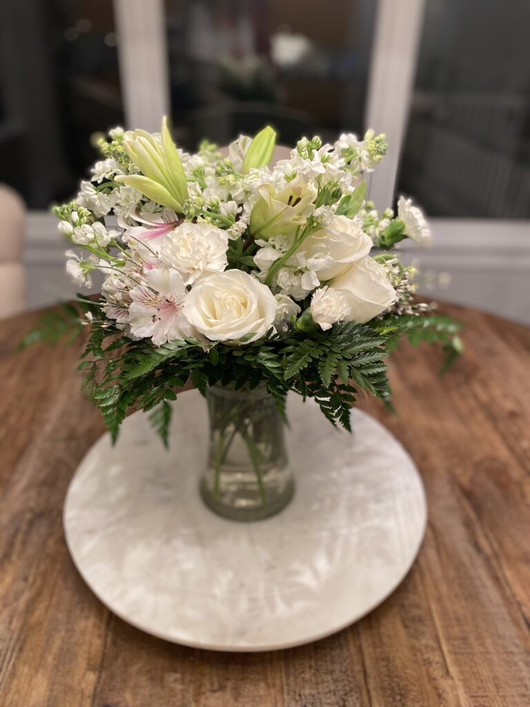 Fresh Flowers in Vase Savoir Saturday