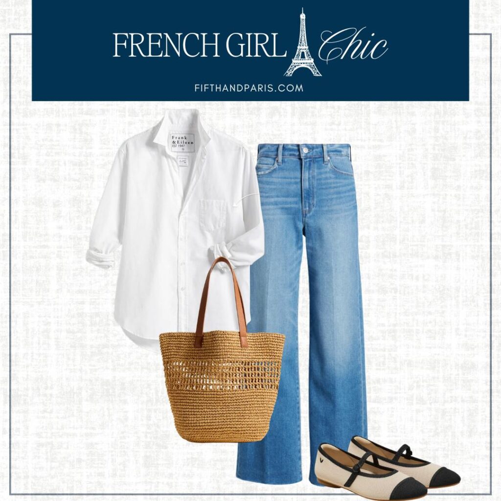 What to Wear in Paris in June Look One